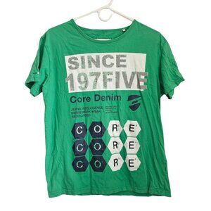 Jack Jones Men's Short Sleeved T-Shirt, Size M, Green